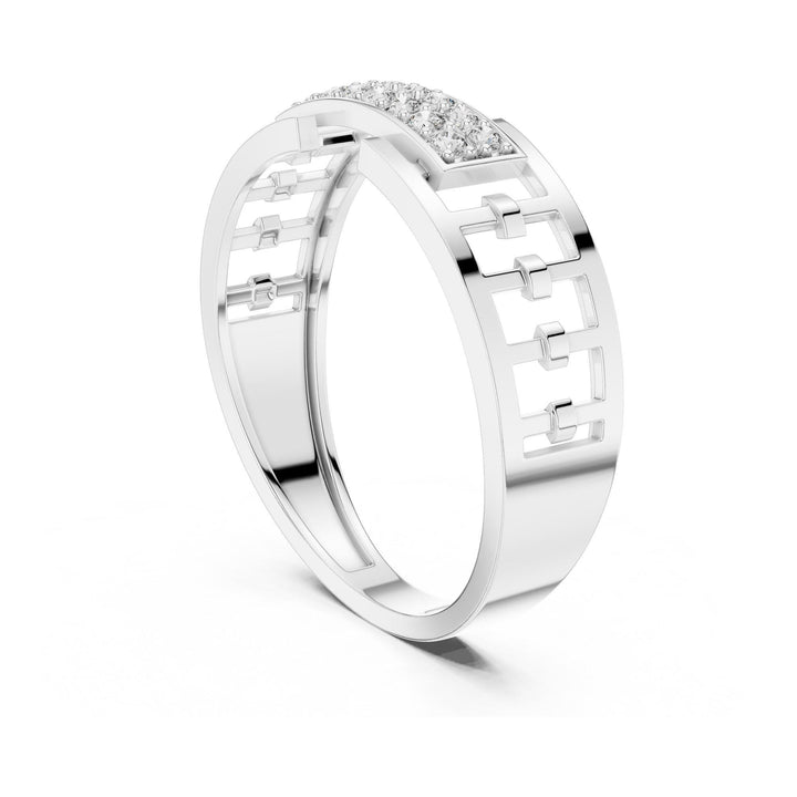 Round Cut Lab Grown Diamond Cluster Ring, 0.17ct Total, Solid Gold