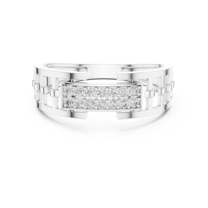 Round Cut Lab Grown Diamond Cluster Ring, 0.17ct Total, Solid Gold