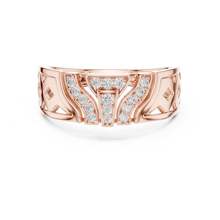 Round Cut Lab Grown Diamond Cluster Ring, 0.17ct Total, Solid Gold