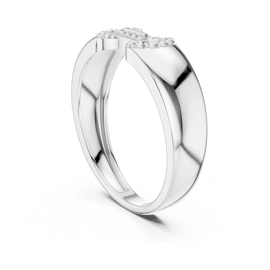 Round Cut Lab Grown Diamond Cluster Ring, 0.14ct Total, Solid Gold