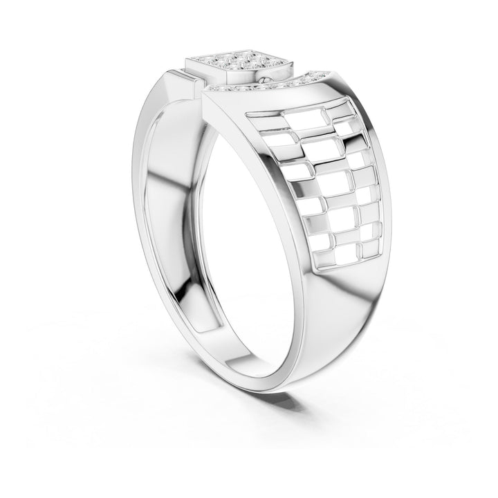 Round Cut Lab Grown Diamond Cluster Ring, 0.17ct Total, Solid Gold