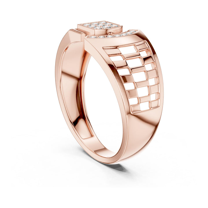 Round Cut Lab Grown Diamond Cluster Ring, 0.17ct Total, Solid Gold
