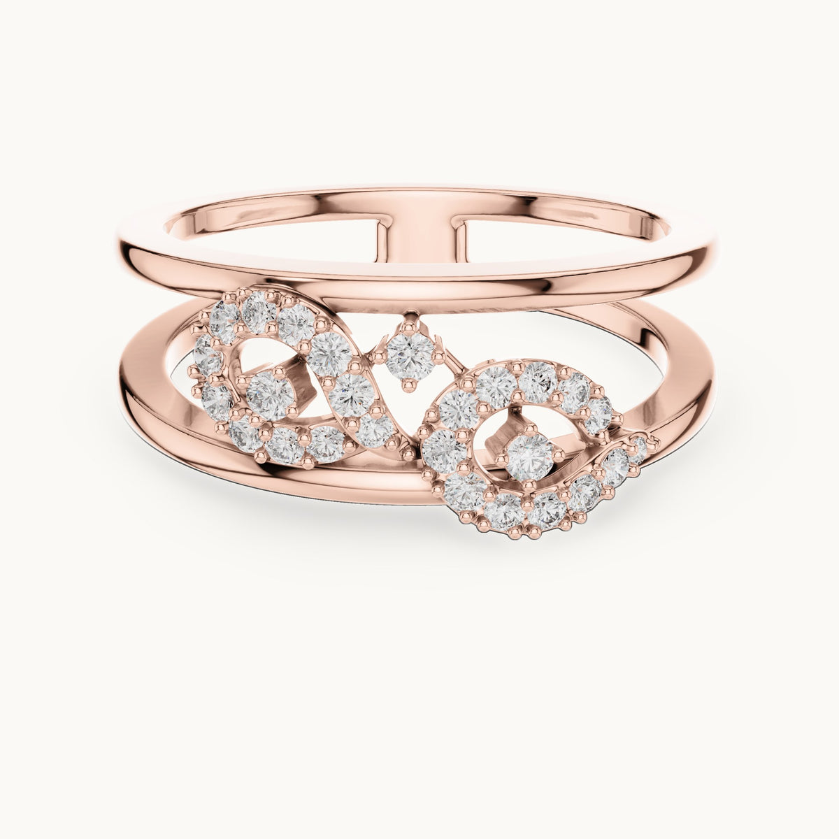Round Cut Lab Grown Diamond Cluster Ring, 0.23ct Total, Solid Gold