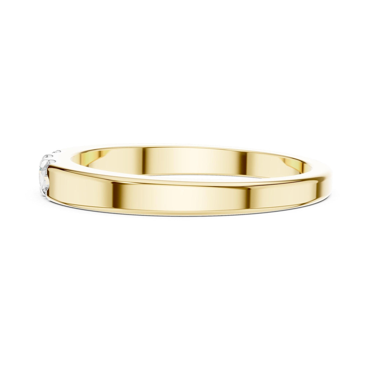 Round Cut Lab Grown Diamond Cluster Ring, 0.20ct Total, Solid Gold