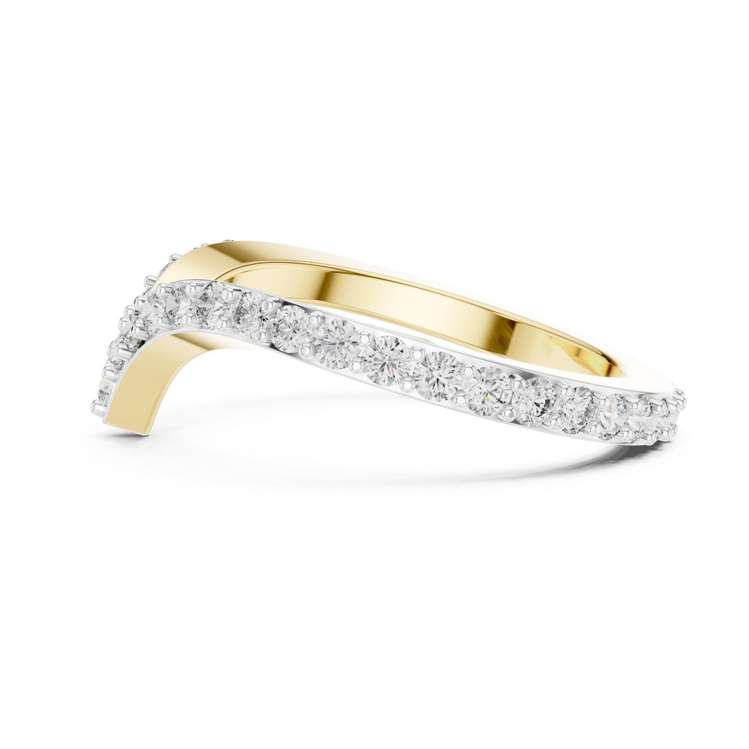 Round Cut Lab Grown Diamond Full Eternity Band, 0.66ct Total, Solid Gold