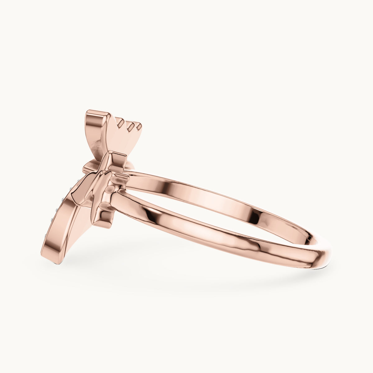 Round Cut Lab Grown Diamond Cluster Ring, 0.22ct Total, Solid Gold