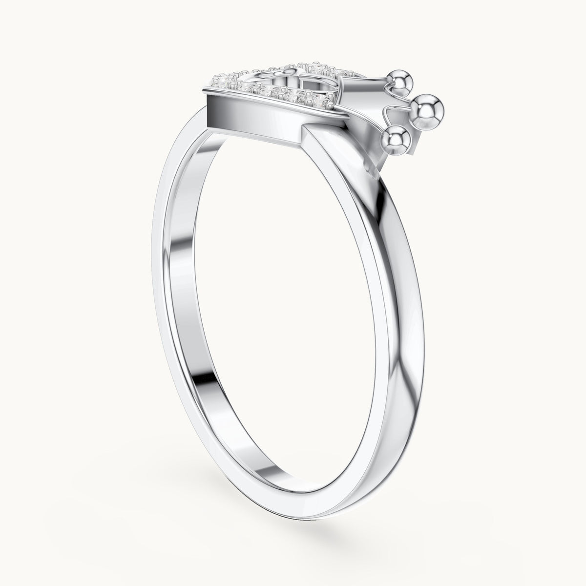Round Cut Lab Grown Diamond Cluster Ring, 0.08ct Total, Solid Gold