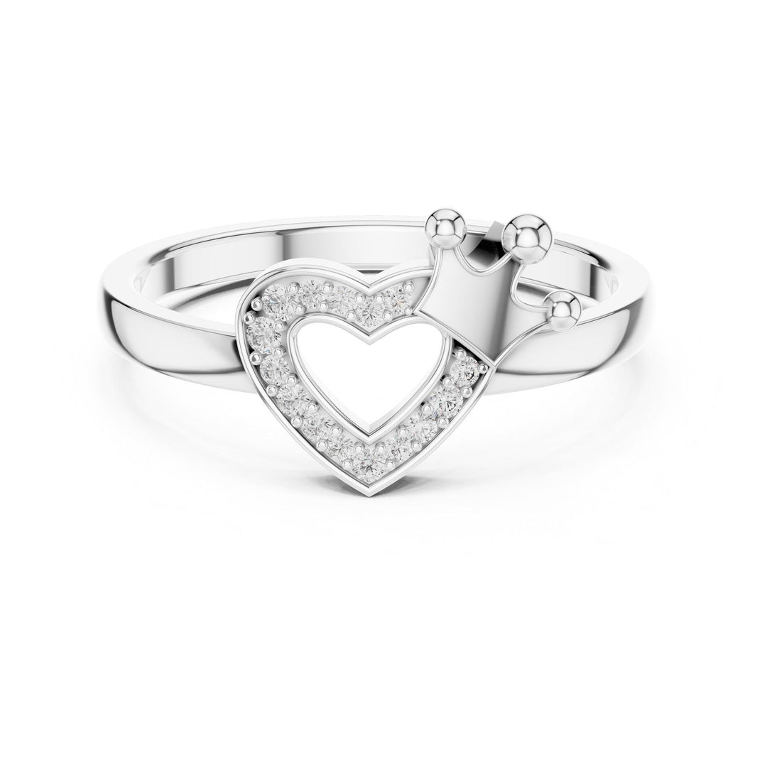 Round Cut Lab Grown Diamond Cluster Ring, 0.08ct Total, Solid Gold