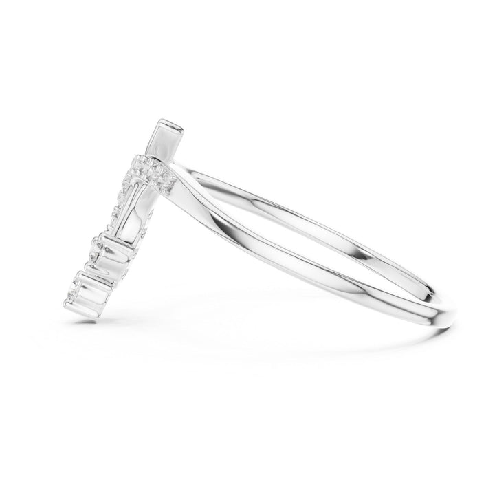 Round Cut Lab Grown Diamond Cluster Ring, 0.13ct Total, Solid Gold