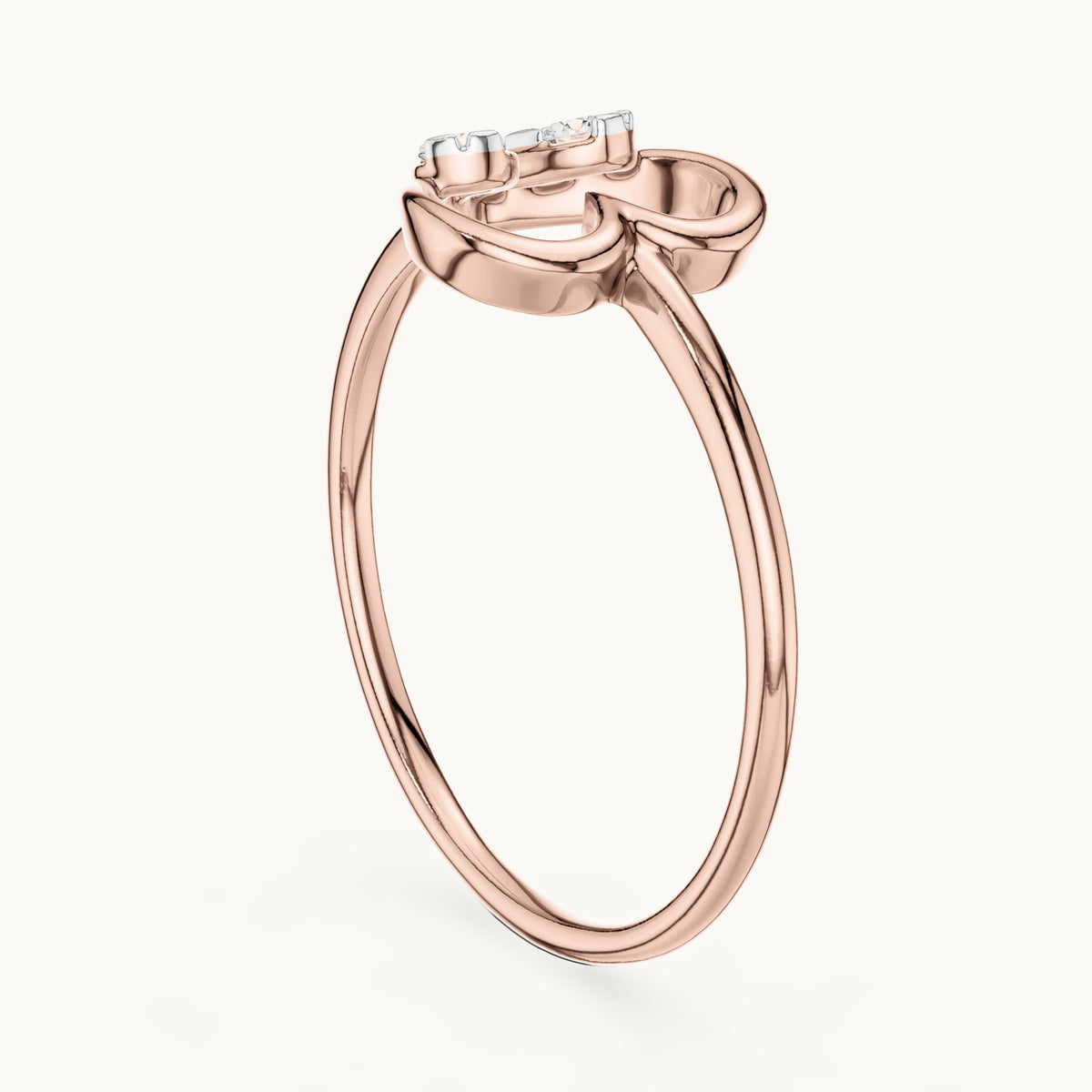 Round Cut Lab Grown Diamond Cluster Ring, 0.10ct Total, Solid Gold