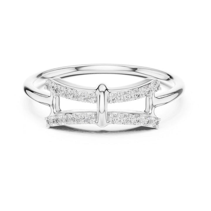 Round Cut Lab Grown Diamond Cluster Ring, 0.12ct Total, Solid Gold