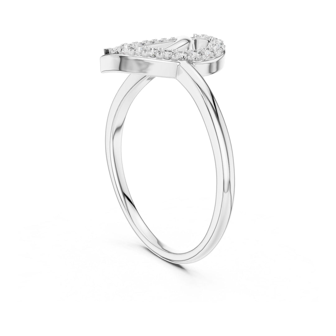 Round Cut Lab Grown Diamond Cluster Ring, 0.12ct Total, Solid Gold