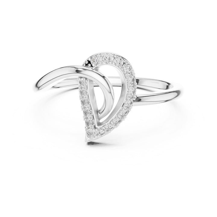 Round Cut Lab Grown Diamond Cluster Ring, 0.12ct Total, Solid Gold