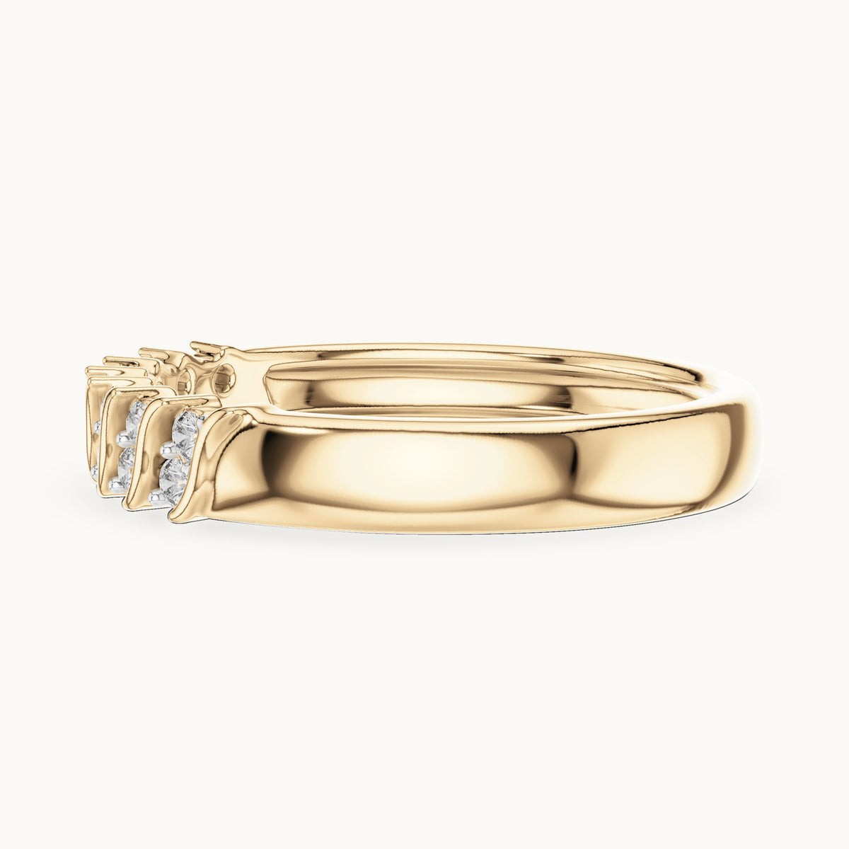 Round Cut Lab Grown Diamond Cluster Ring, 0.17ct Total, Solid Gold