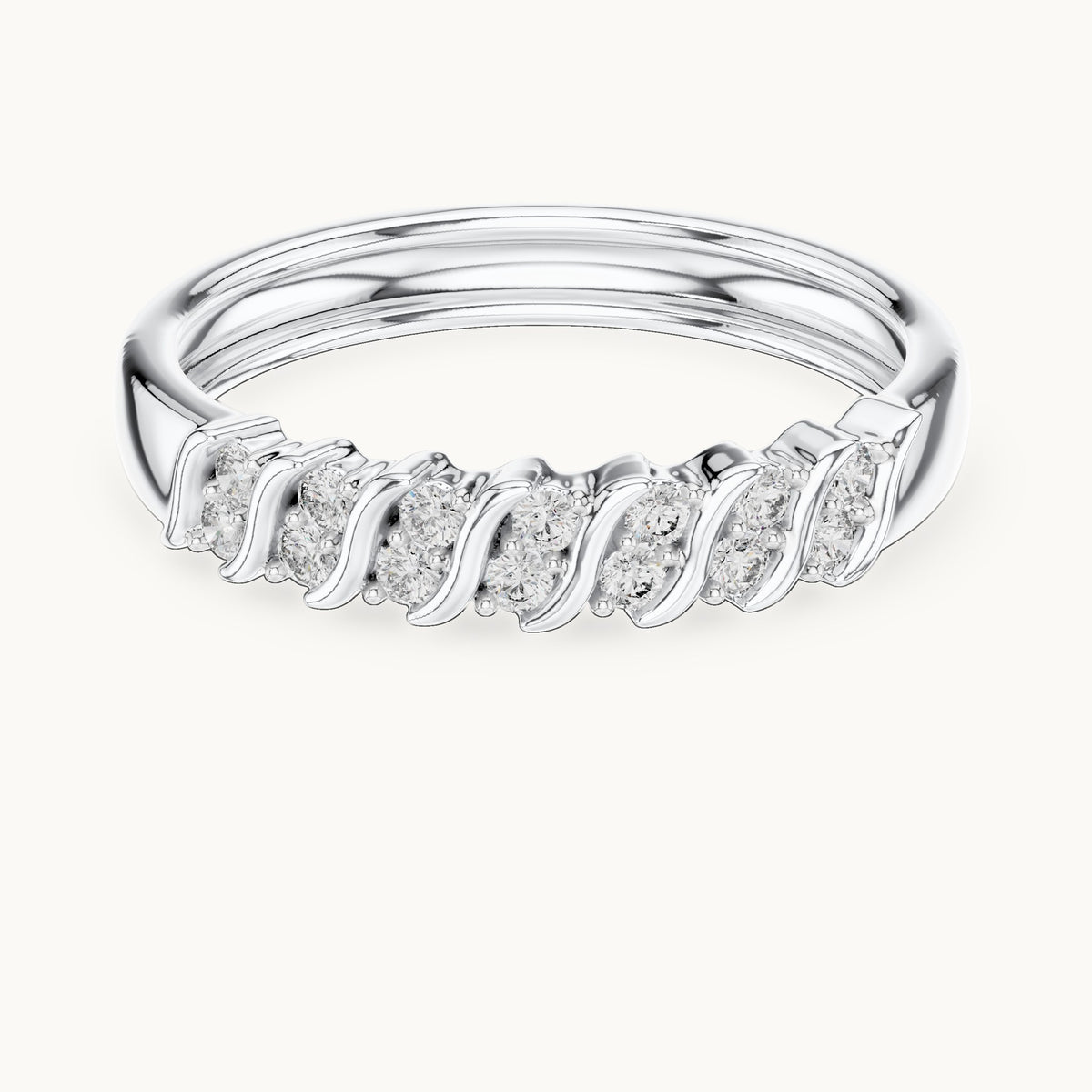 Round Cut Lab Grown Diamond Cluster Ring, 0.17ct Total, Solid Gold