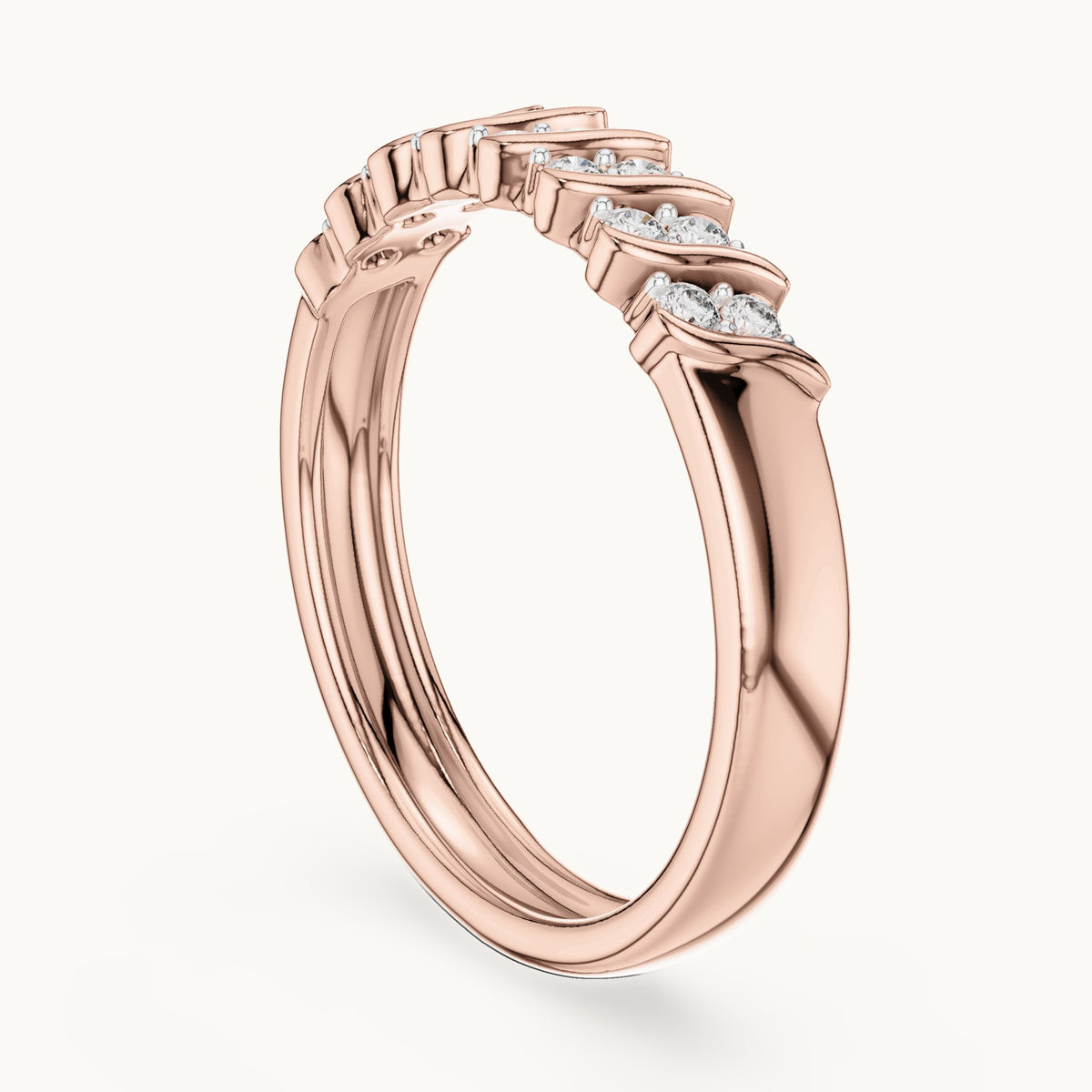 Round Cut Lab Grown Diamond Cluster Ring, 0.17ct Total, Solid Gold