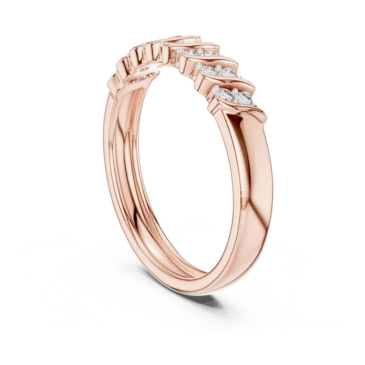 Round Cut Lab Grown Diamond Cluster Ring, 0.17ct Total, Solid Gold