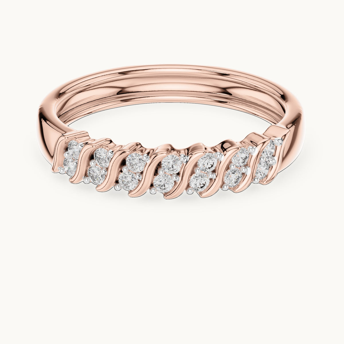 Round Cut Lab Grown Diamond Cluster Ring, 0.17ct Total, Solid Gold