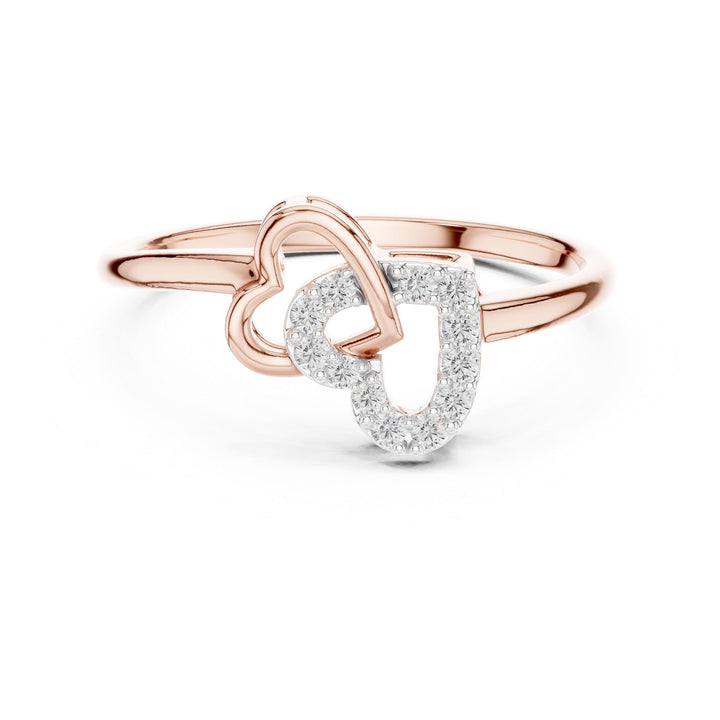 Round Cut Lab Grown Diamond Cluster Ring, 0.09ct Total, Solid Gold