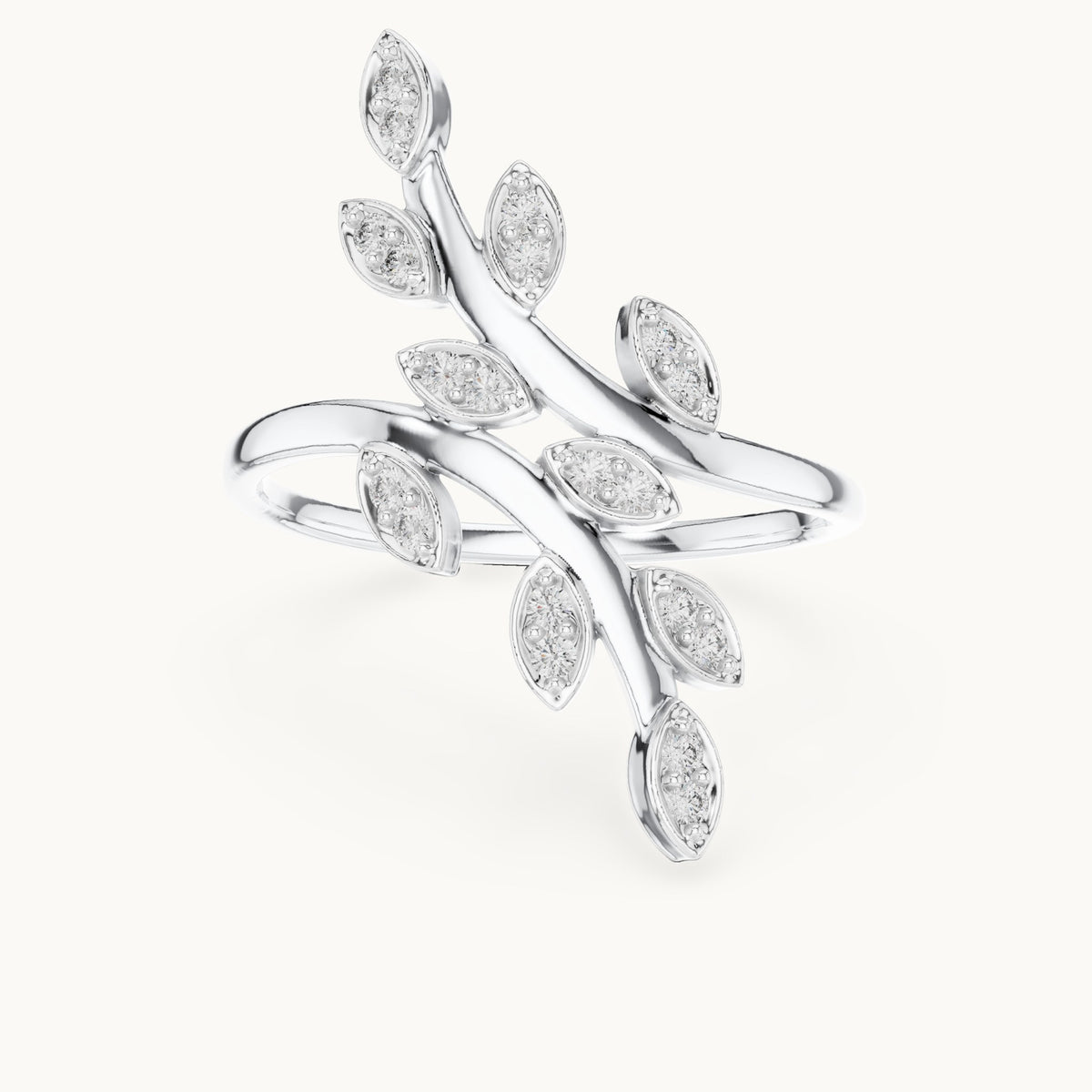 Round Cut Lab Grown Diamond Cluster Ring, 0.16ct Total, Solid Gold