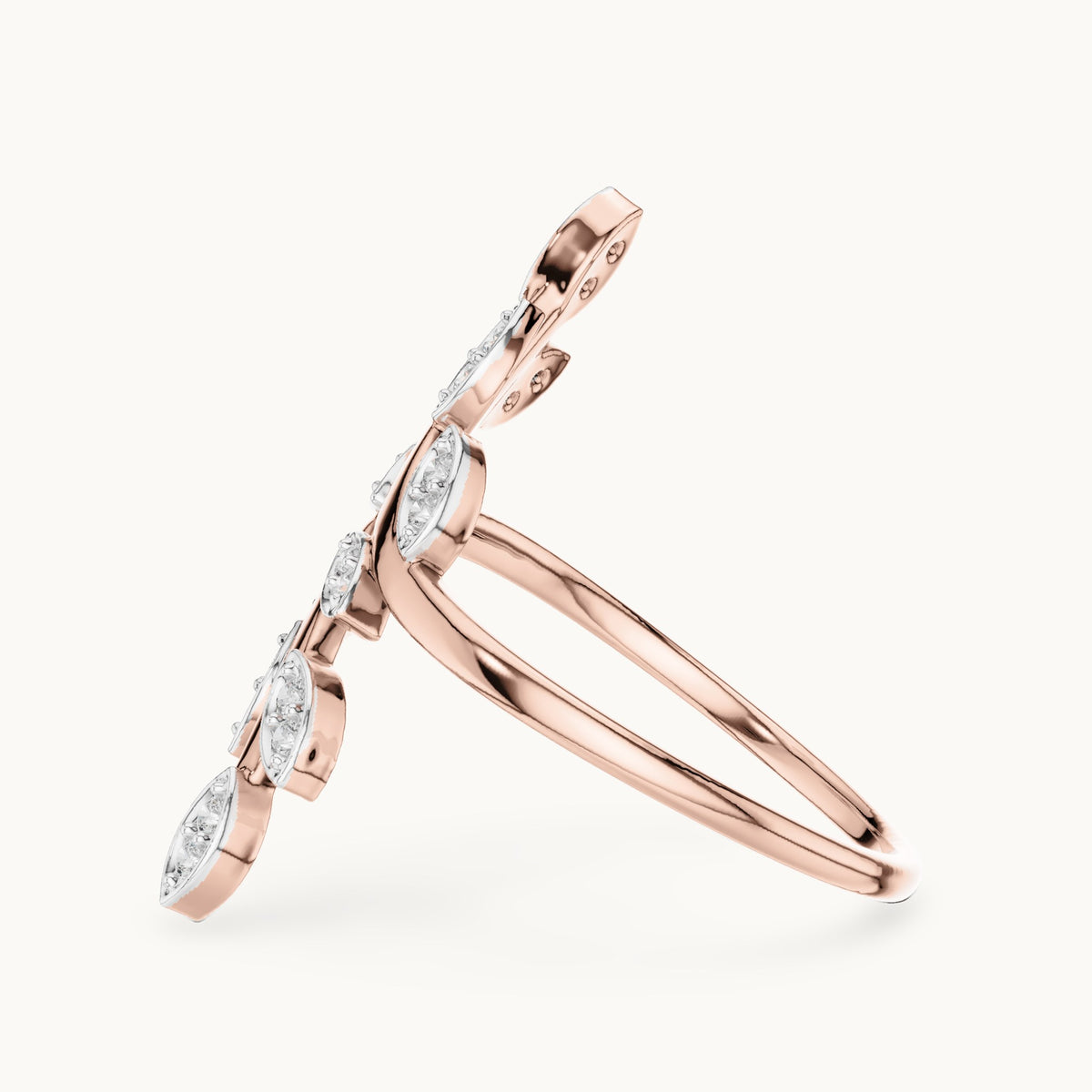 Round Cut Lab Grown Diamond Cluster Ring, 0.16ct Total, Solid Gold