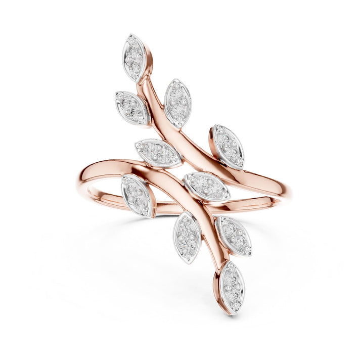 Round Cut Lab Grown Diamond Cluster Ring, 0.16ct Total, Solid Gold