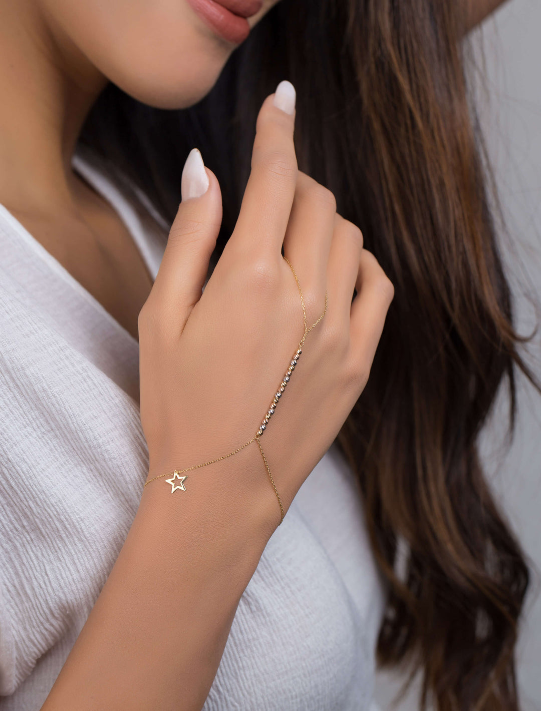 18K GOLD TWINKLE TWINKLE HAND CHAIN