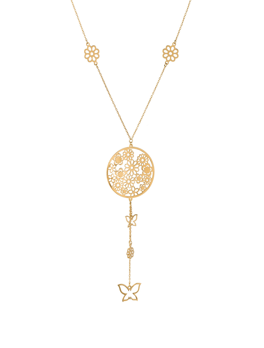 18K GOLD TOUCH OF NATURE NECKLACE