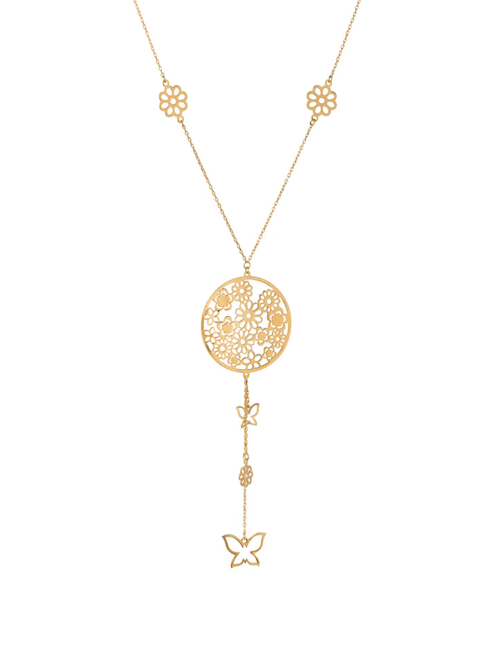 18K GOLD TOUCH OF NATURE NECKLACE