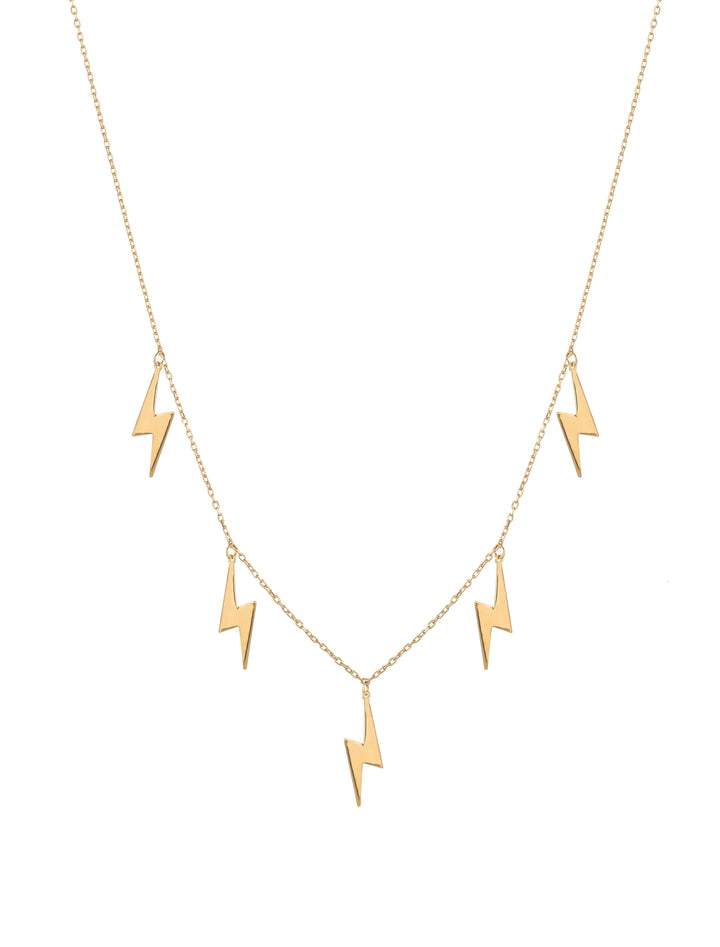 18K GOLD ELECTRIFYING THUNDER NECKLACE