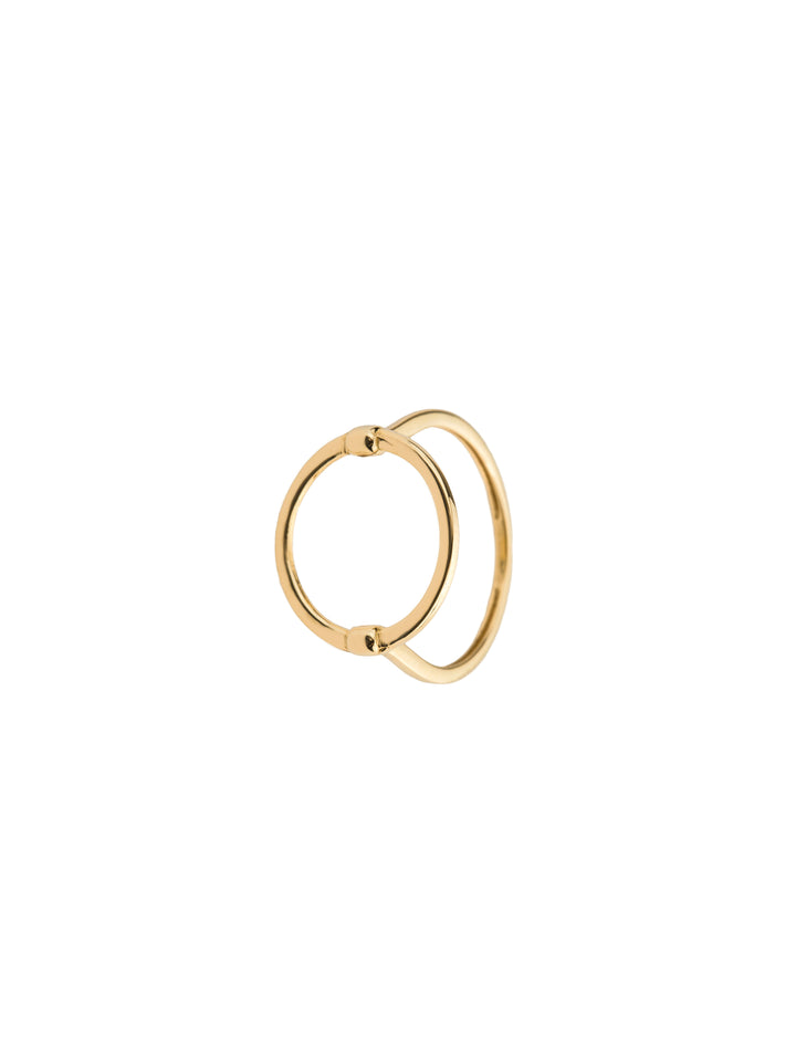 18K GOLD INFINITE CIRCLE RING