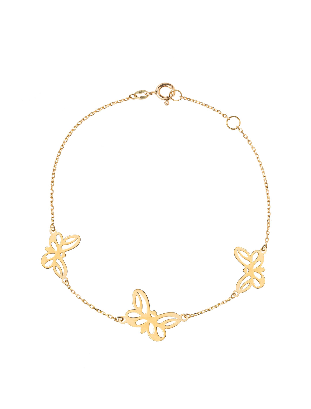18K GOLD BUTTERFLY GRACE BRACELET