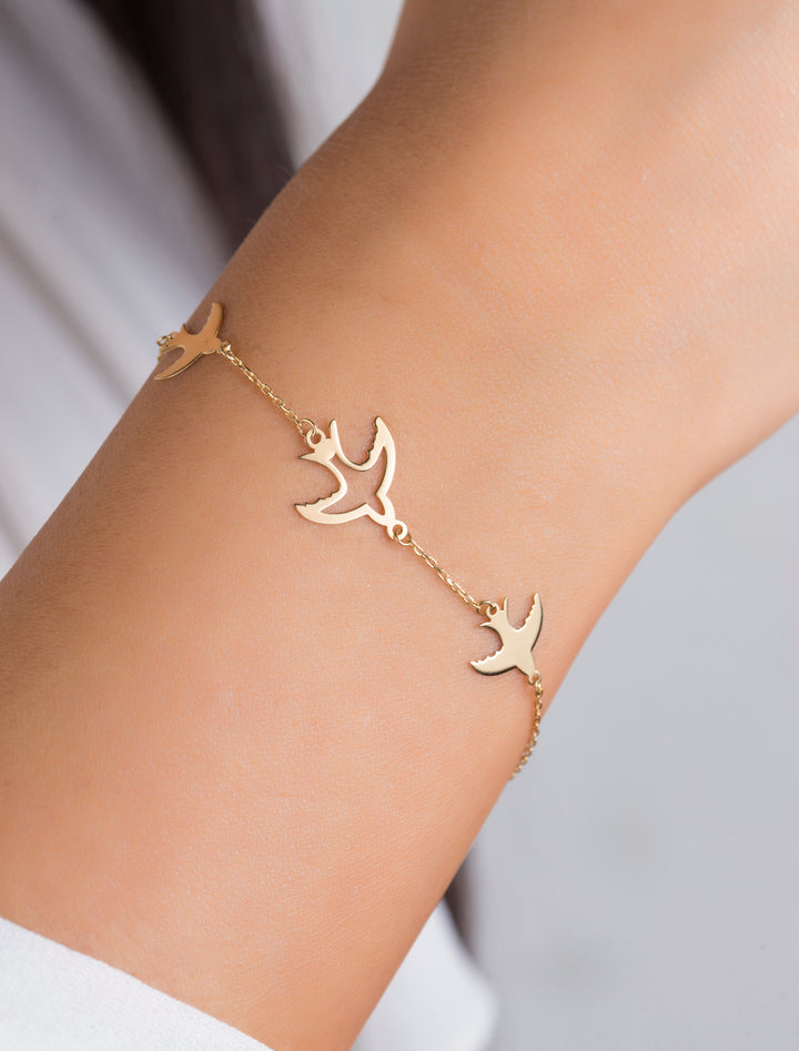 18K GOLD FLY HIGH BRACELET