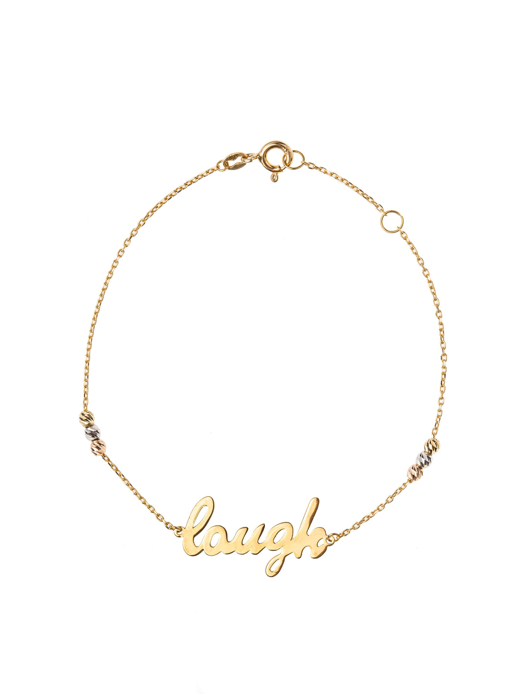 18K GOLD LAUGH BRACELET