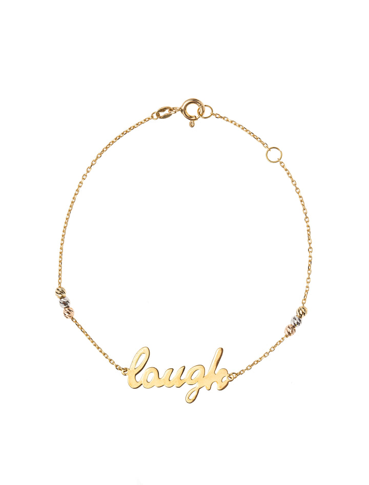 18K GOLD LAUGH BRACELET