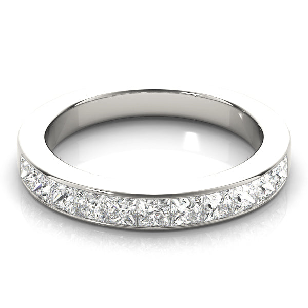 Multi-Diamond Square Wedding Ring