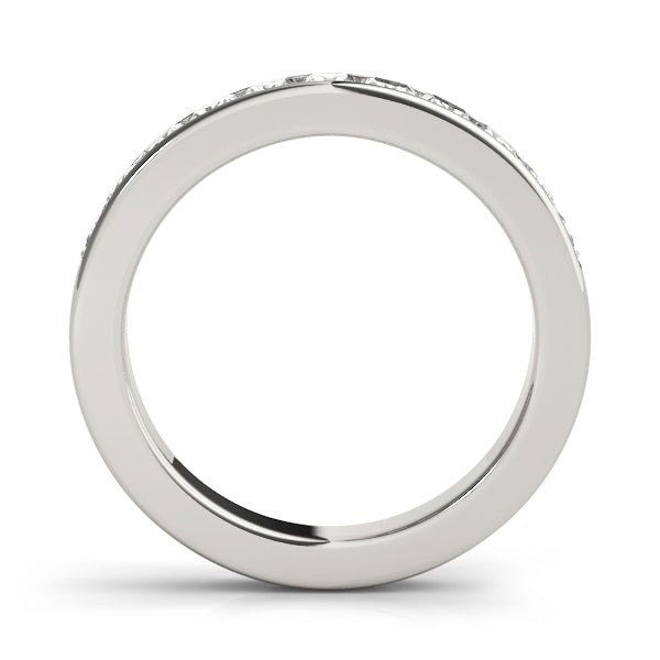 Platinum White Diamond Wedding Ring 1/3 ctw