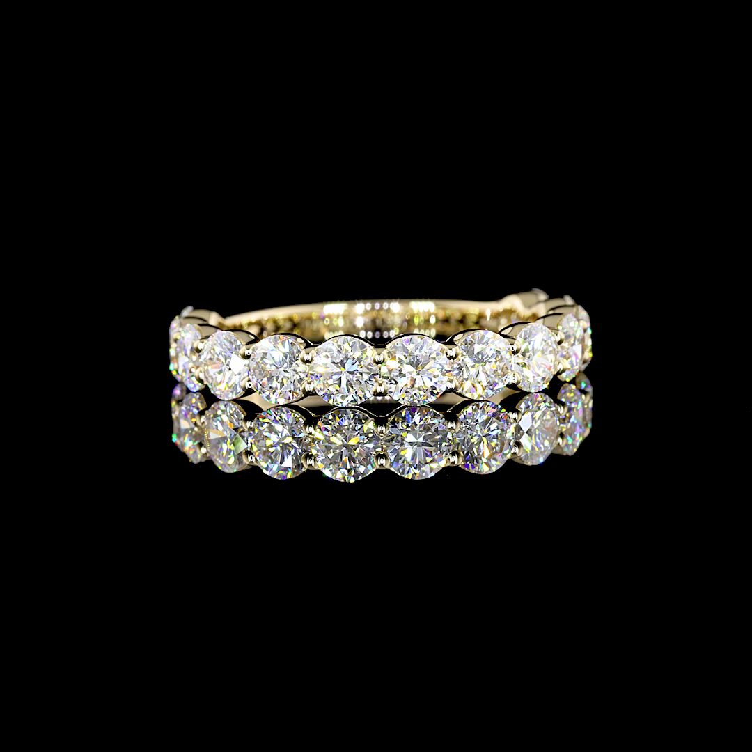 14K YELLOW GOLDEternity Band Ring