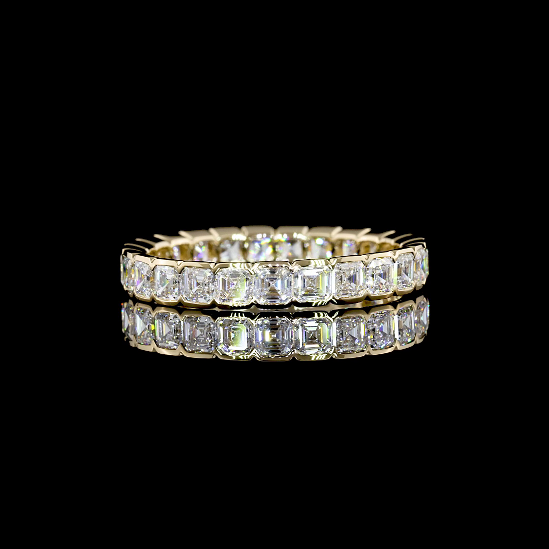 14K YELLOW GOLDEternity Band Ring