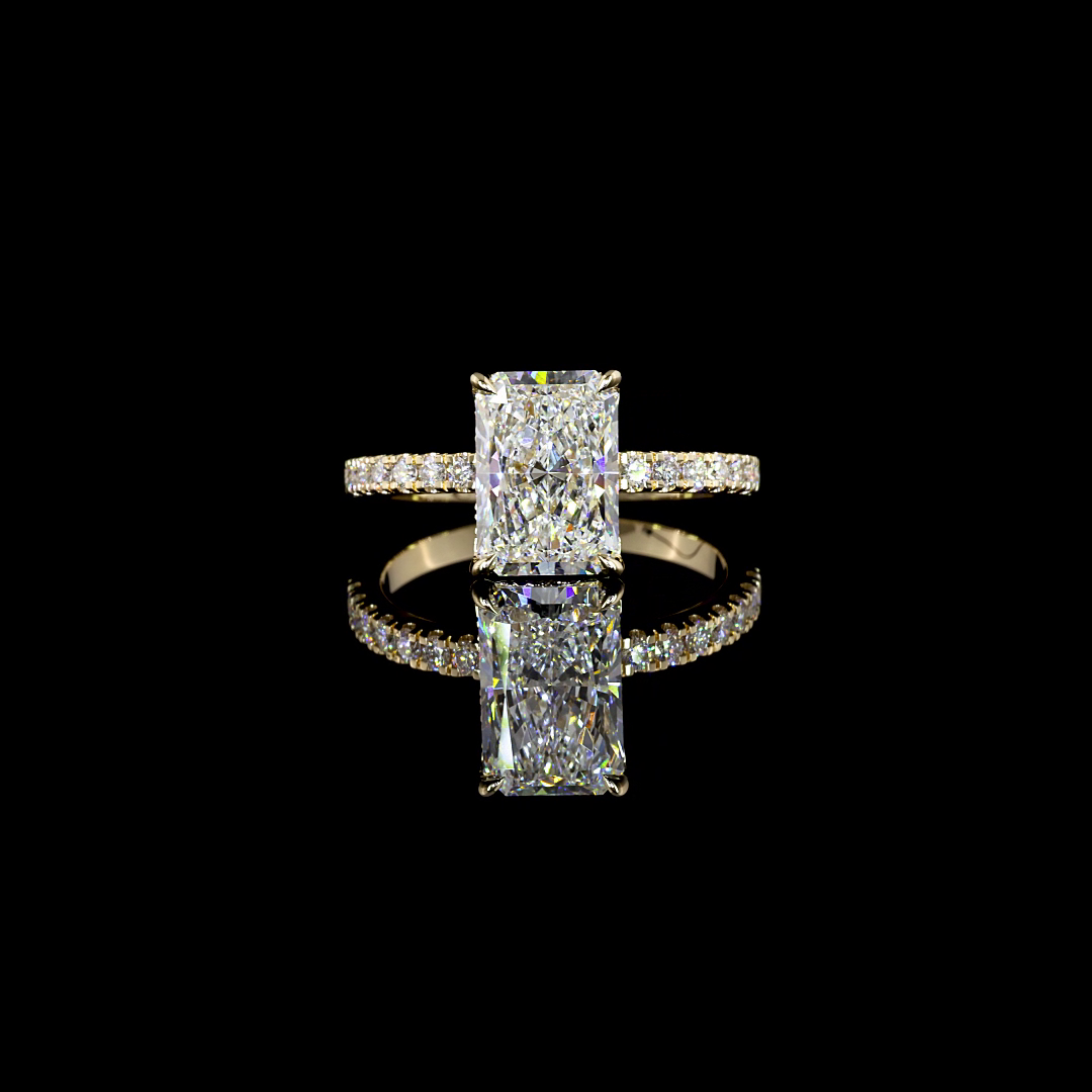 14K YELLOW GOLDSolitaire Ring