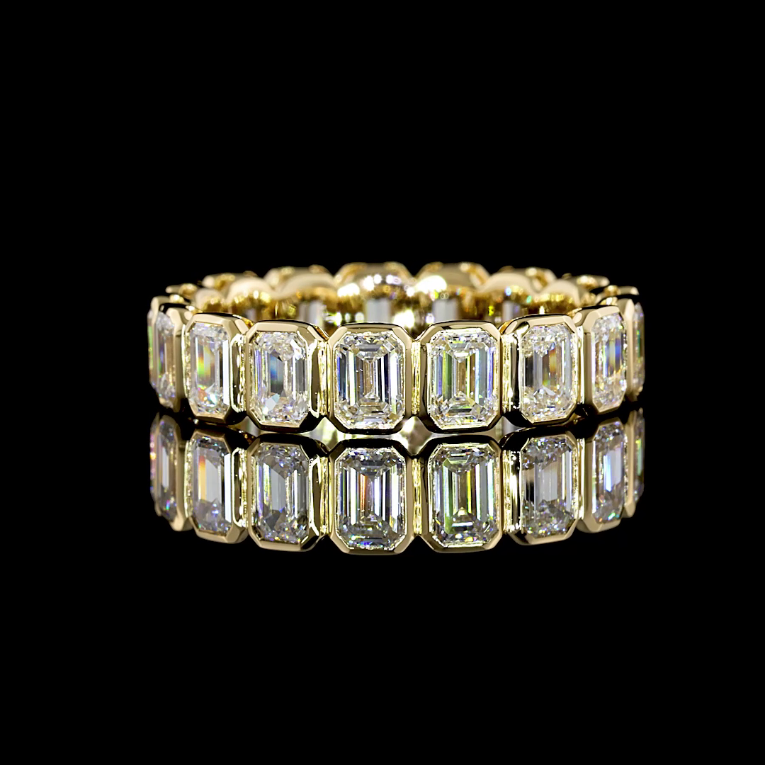 14K YELLOW GOLDEternity Band Ring