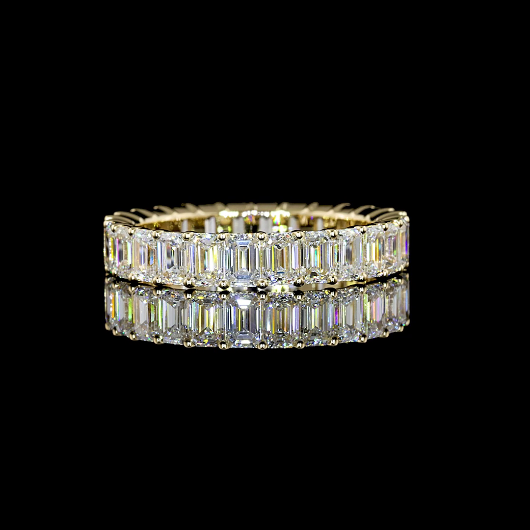 14K YELLOW GOLDEternity Band Ring