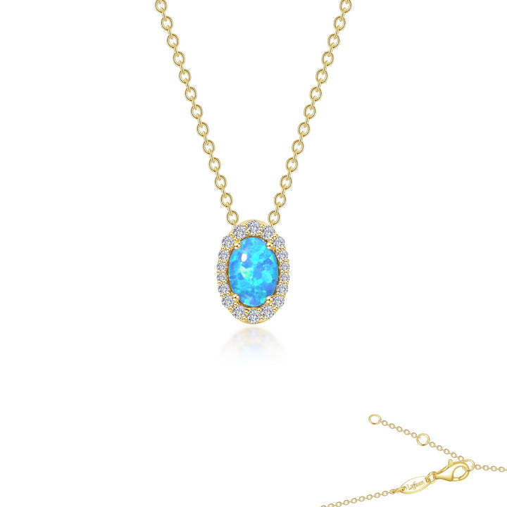 Vintage Inspired Halo Necklace