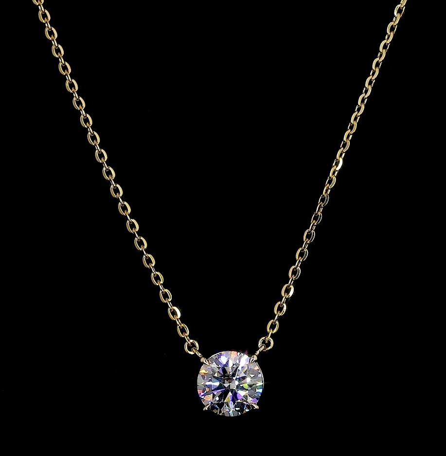 14K YELLOW GOLDSolitaire Ring