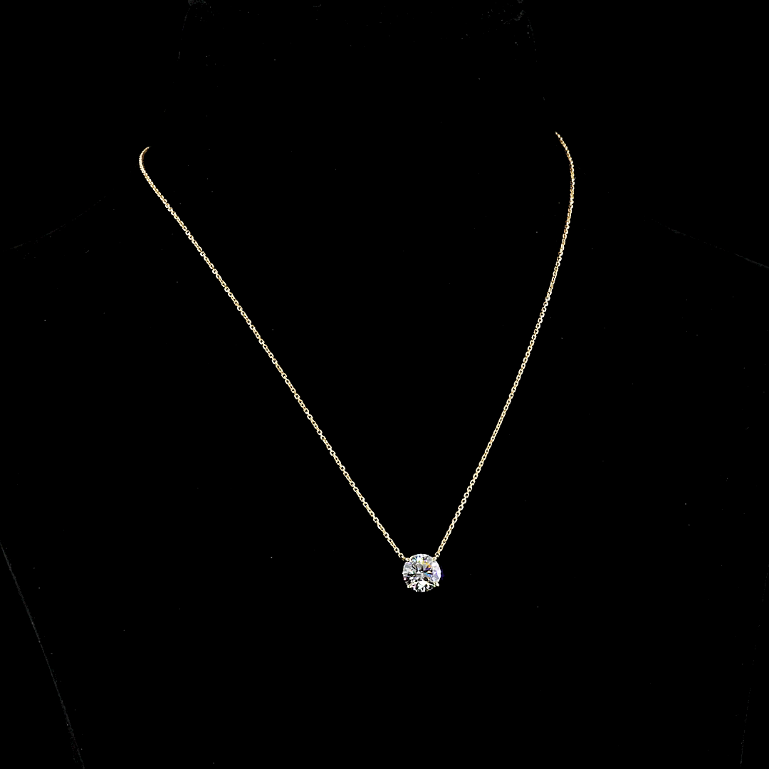 14K YELLOW GOLDSolitaire Ring