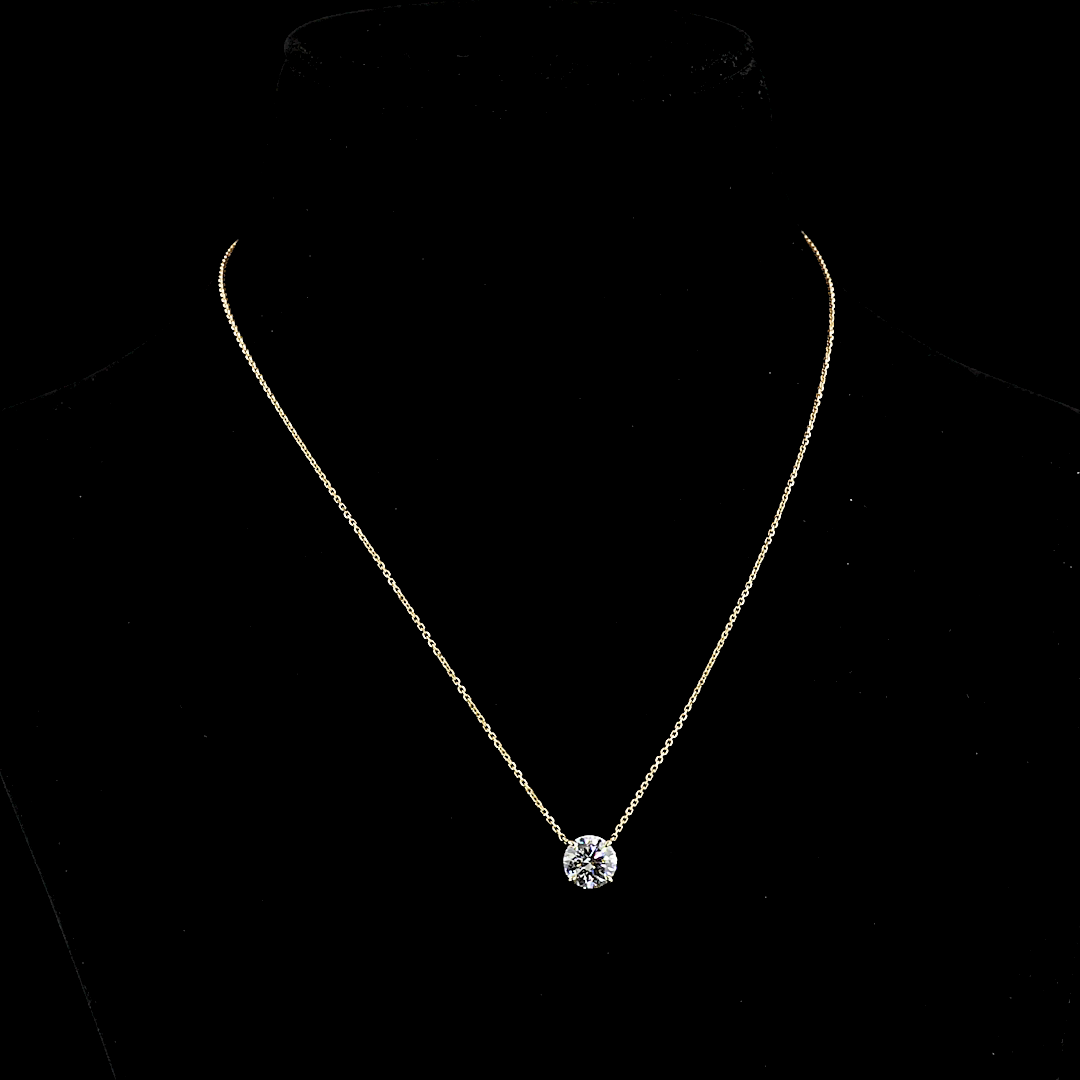 14K YELLOW GOLDSolitaire Ring