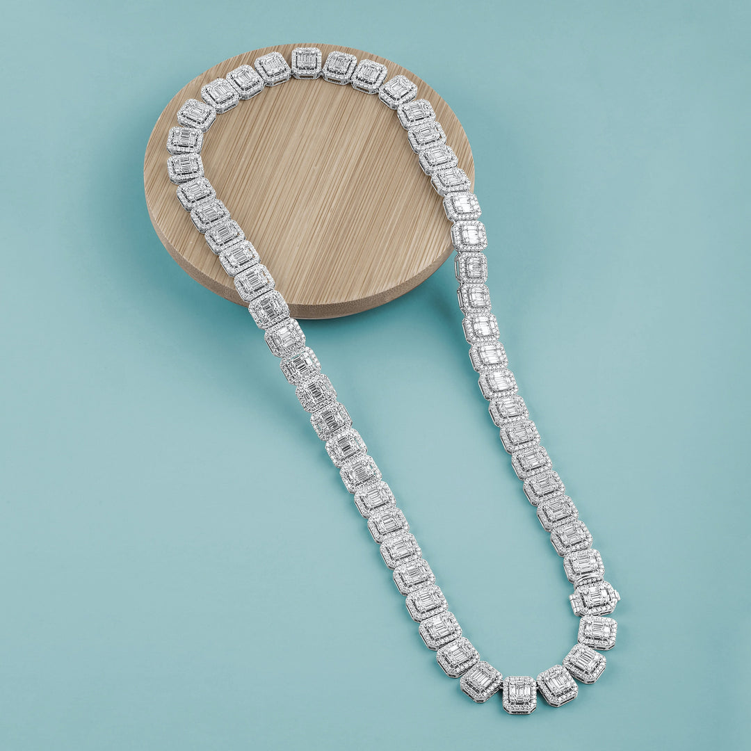 diamond tennis necklace 