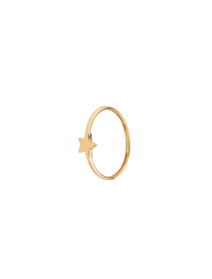 18K GOLD DAZZLING STAR RING