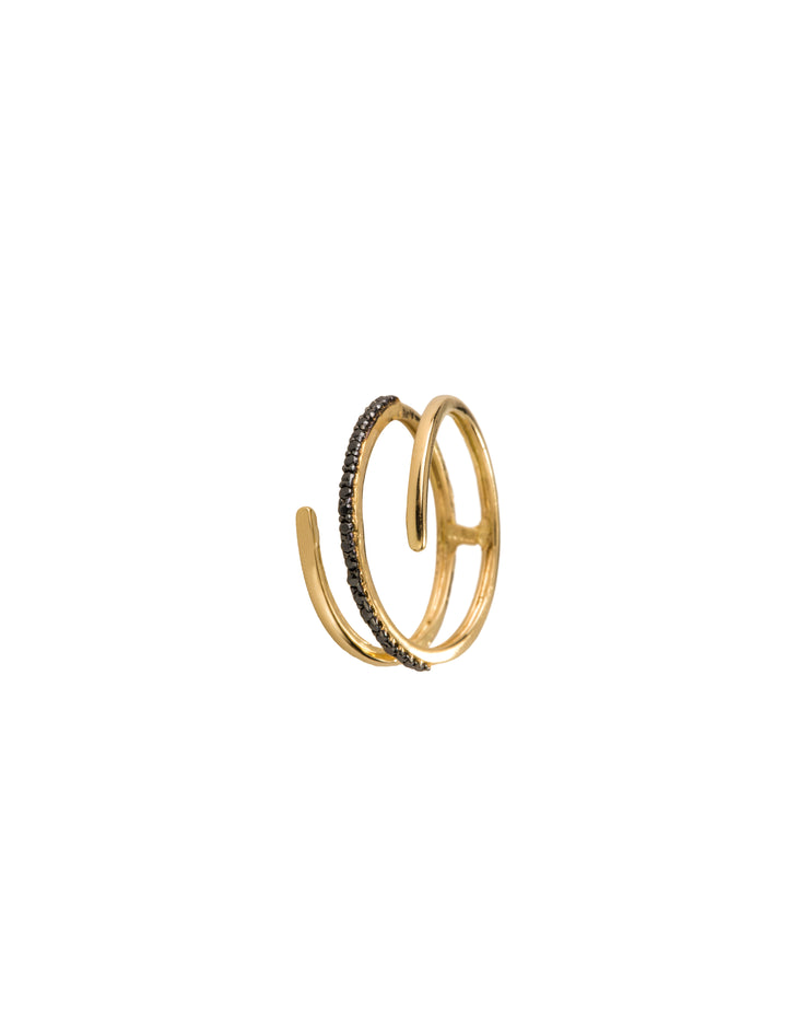 18K GOLD TWIST RING