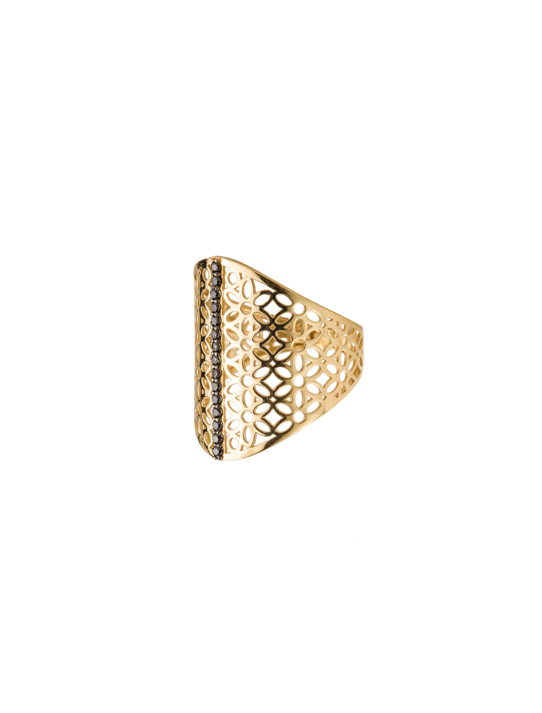 18K GOLD LACEWORK RING